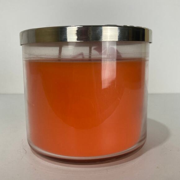 UNBURNED Bath & Body Works Sweet Maui Mango 3 Wick Scented Candle 14.5 Oz - Picture 3 of 6